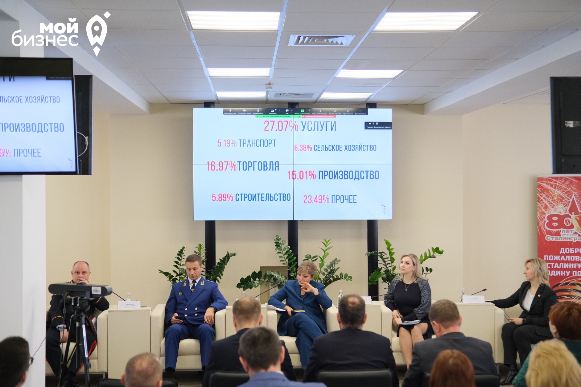 В Волгограде открылась конференция для предпринимателей
